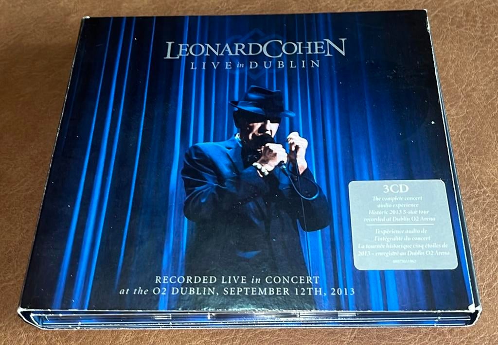 Leonard Cohen - Live in Dublin - 3CD box - Digipack - UK&EU, Enlèvement ou Envoi, Utilisé