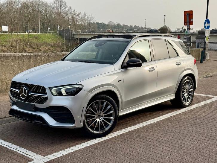 Mercedes GLE 350de 2021 AMG Pano Burmester 119000 km, Auto's, Mercedes-Benz, Bedrijf, Te koop, GLE, 360° camera, 4x4, ABS, Achteruitrijcamera