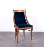 Vintage stoelen, Maison & Meubles, Chaises, Enlèvement ou Envoi, Bleu, Tissus