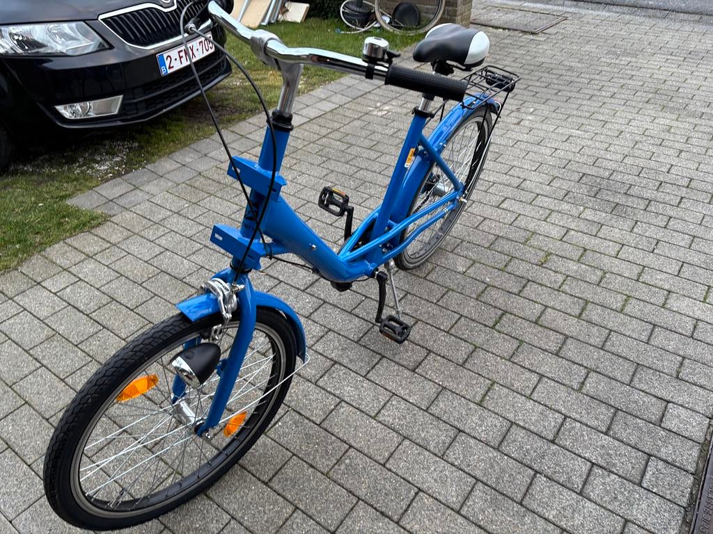 Blauwe fiets, Fietsen en Brommers, Fietsen | Tandems, Ophalen, Nieuw