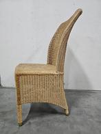 Lloyd Loom stijl eetkamerstoelen, 6 stuks, Lloyd Loom stijl, Comme neuf, Enlèvement, Cinq, Six Chaises ou plus