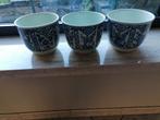 Set van 3 Delftse bloempotten, Huis en Inrichting, Ophalen