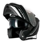 Casque S-Line –moto modulable S550 / Pinlock Noir Blanc XL, Envoi, Neuf, avec ticket, XL, Femmes