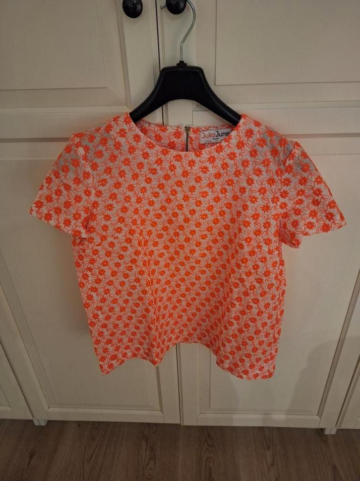 Prachtig T-shirt Julia June, NIEUW, Kleding | Dames, T-shirts, Nieuw, Maat 38/40 (M), Oranje, Korte mouw, Ophalen of Verzenden