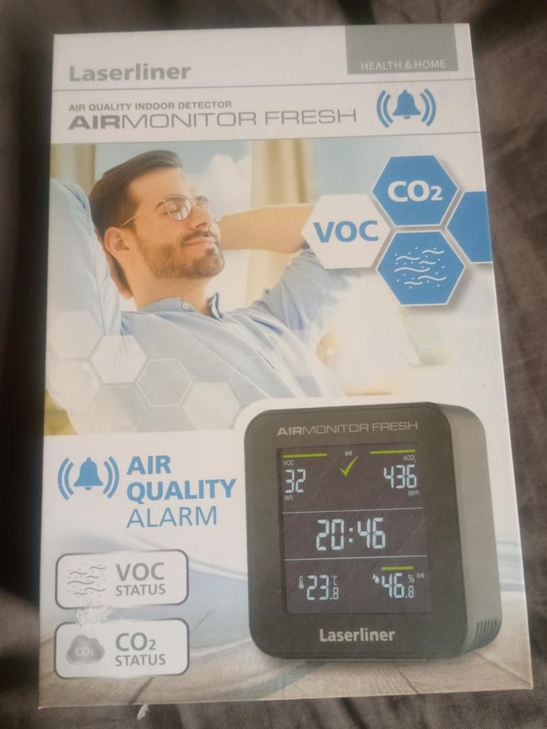 Laserliner AirMonitor FRESH CO2 melder, Ophalen of Verzenden, Nieuw, Laserliner