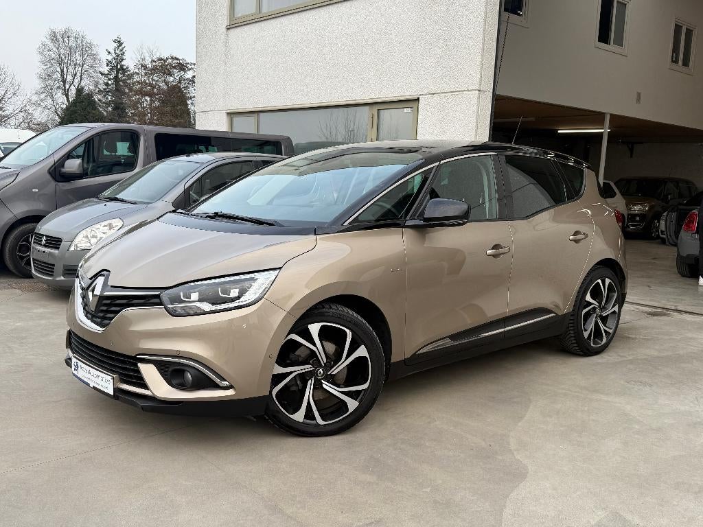 Renault Scenic Bose Editie, Massage, Automaat, Full Opt, 12m, Auto's, Renault, 4 cilinders, Leder en Stof, Beige, Bedrijf