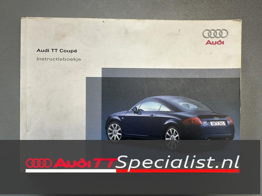 Instructieboekje orgineel NL Audi TT MK1 8N coupé, Enlèvement ou Envoi, Utilisé
