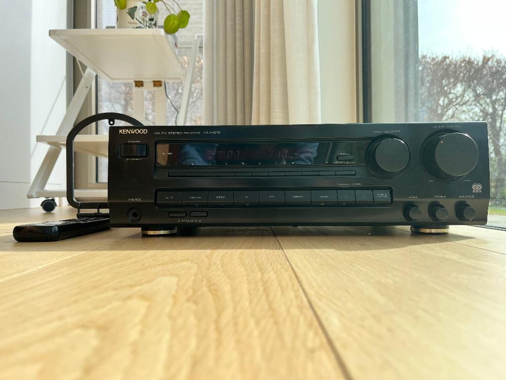 Kenwood KR-A4070 stereo receiver, Audio, Tv en Foto, Versterkers en Ontvangers, Gebruikt, 60 tot 120 watt, Stereo, Ophalen