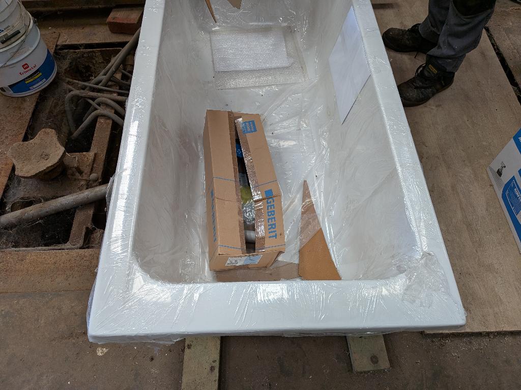 inbouw bad, Bricolage & Construction, Sanitaire, Enlèvement, Baignoire