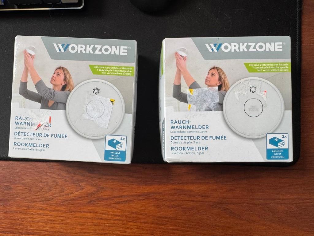 Rookmelder (2 stuks), Ophalen, Detector, Sensor of Melder, Nieuw, Rook