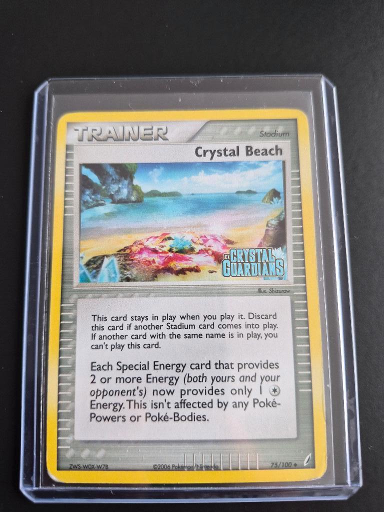 Crystal Beach [Reverse Holo] #75 Pokemon Crystal Guardians, Enlèvement, Utilisé, Cartes en vrac