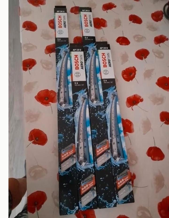 Bosch aerotwin ruitenwassers 2x 2 stuks, Auto-onderdelen, Ruiten en Toebehoren, Nieuw, Ophalen of Verzenden