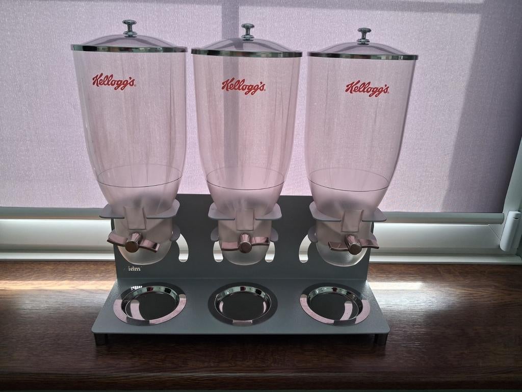 Distributeur à kelloggs " IDM ", Articles professionnels, Enlèvement