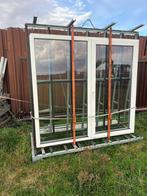 Wit Kunsstof raamkozijn met dubbelglas, Châssis de fenêtre, Synthétique, Enlèvement, Utilisé