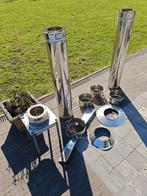 Dubbelwandige schoorsteen elementen Inox 130, Ophalen, Plafond