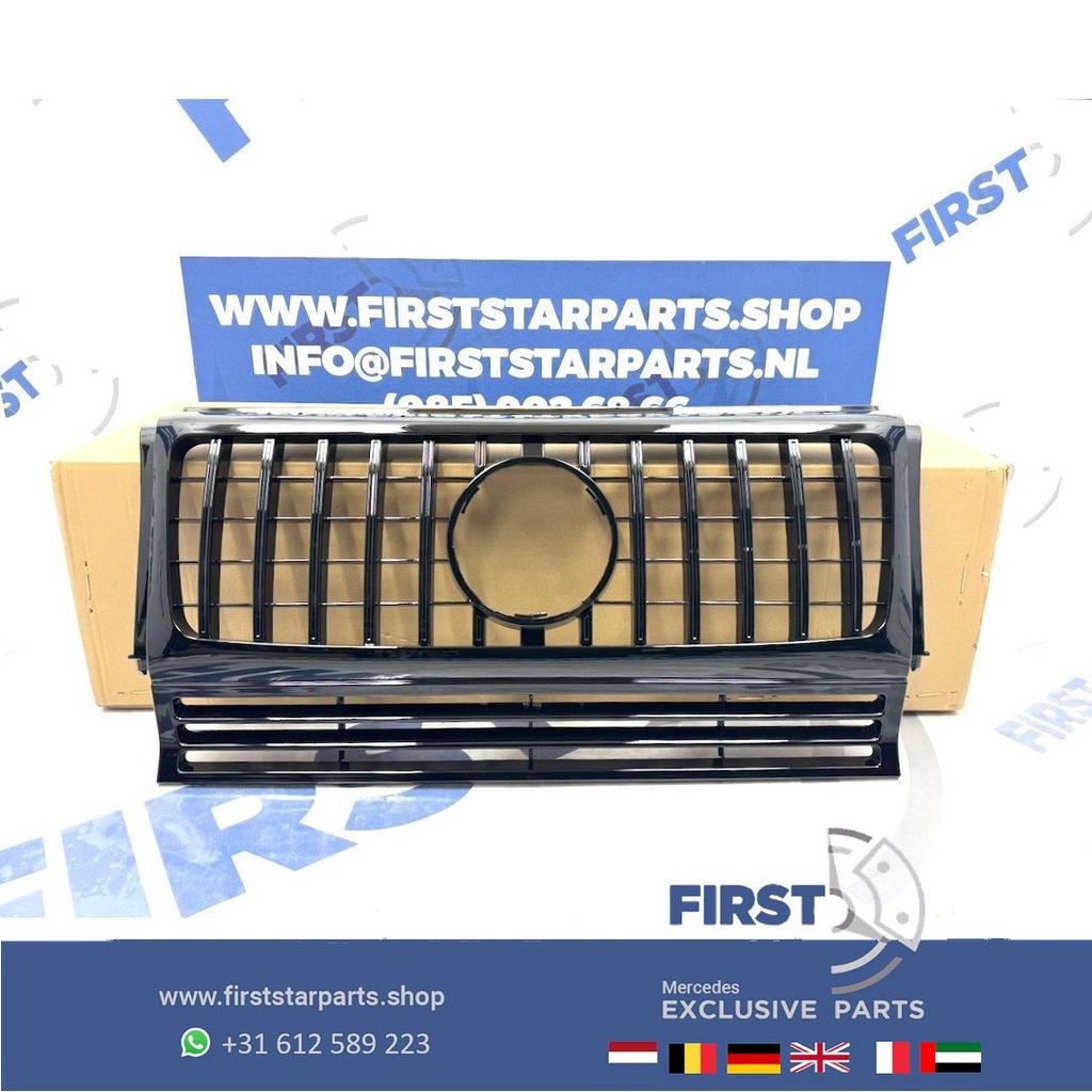 W463 W464 G KLASSE AMG BUMPER GRIL ZWART CHROOM AMG 63 LINE, Utilisé, -, -, Enlèvement ou Envoi