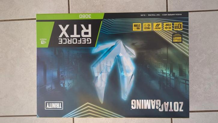 Zotac GAMING GeForce RTX 3080 Trinity LHR, Informatique & Logiciels, Cartes vidéo, Nvidia, PCI, Enlèvement