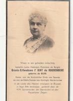 B P GRAVIN DE ROODEBEKE  GEBOREN SILVA, Ophalen of Verzenden, Bidprentje