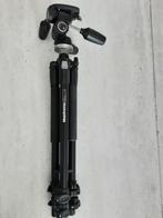 Trépied Manfrotto 190XB avec kit de tête panoramique et incl, TV, Hi-fi & Vidéo, Enlèvement ou Envoi, Avec rotule, 150 à 175 cm