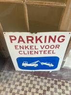 horeca parkeerbord clienteel, Enlèvement