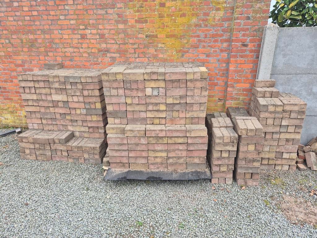 GRATIS : Terras Klinkers 27 m2, Ophalen, Klinkers