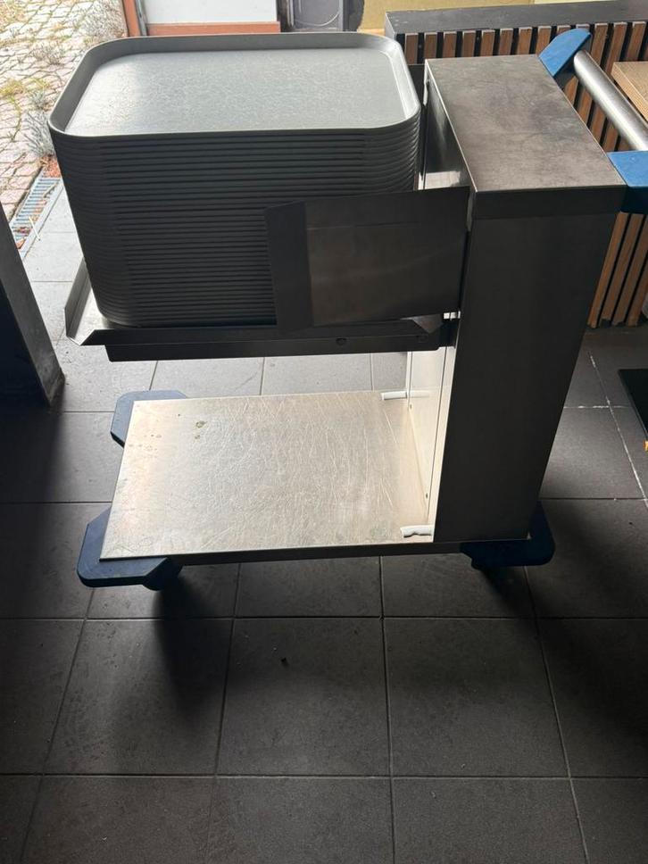 Dienbladen + Platenkar – Professioneel Horeca Materiaal, Zakelijke goederen, Horeca | Keukenapparatuur, Ophalen