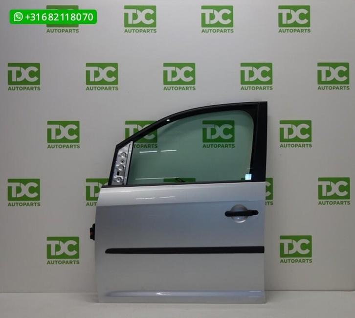 Volkswagen Caddy ('15-'18) Voorportier links zilvergrijs, Auto-onderdelen, Carrosserie, Deur, Volkswagen, Voor, Links, Gebruikt