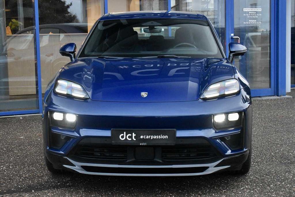 Porsche Macan 100 kWh Turbo Head-Up 18-way BOSE 360°, Auto's, Porsche, Automaat, Blauw, Leder, 5 zetels