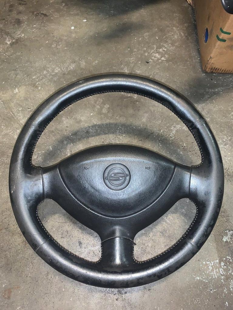 SsangYong Musso lederen stuurwiel, Auto-onderdelen, Besturing, Ssangyong, Gebruikt, Ophalen of Verzenden