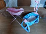 Smoby poppenwiegje met handig badje, Kinderen en Baby's, Ophalen, Gebruikt, Babypop