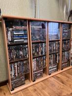 Verkoop cd's en dvd's (inclusief kast), Huis en Inrichting, Woonaccessoires | Cd- en Dvd-rekken, Ophalen, Gebruikt, Cd's of Dvd's