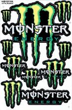 Monster Energy stickersheet stickerset stickervel stickers, Motoren, Ophalen of Verzenden