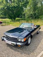 Mercedes SL380 V8 (in top conditie) !, Auto's, Oldtimers, Automaat, Achterwielaandrijving, Cabriolet, Blauw