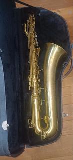 Buesher Big „B” baritonsaxofoon 1954, Ophalen, Gebruikt, Bariton, Met koffer