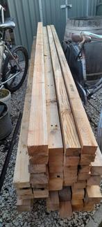 Planken balken kepers hout recupe wood palen carport, Doe-het-zelf en Bouw, Ophalen, Zo goed als nieuw, Balk, Overige houtsoorten