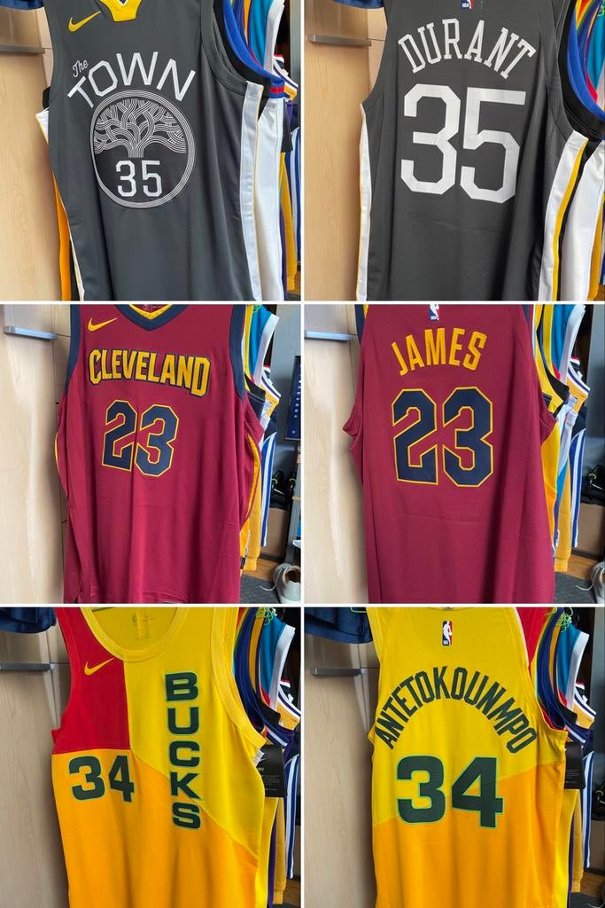 Collection maillots NBA authentique, Enlèvement, Neuf