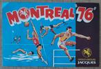Oude sticker: Olympische Spelen Montreal 1976, Verzamelen, Ophalen of Verzenden, Zo goed als nieuw, Sport