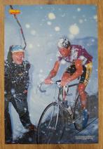 Poster Johan van der Velde (Ronde van Italië 1988), Verzamelen, Sportartikelen en Voetbal, Zo goed als nieuw, Poster, Plaatje of Sticker