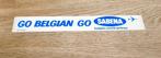 Go Belgian Go - SABENA- sticker, Verzamelen, Ophalen