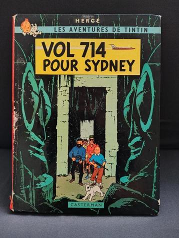 Tintin - Vol 714 pour Sydney - Edition B37 1968 2d tirage beschikbaar voor biedingen