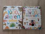 Kinderboek educatief 1000 woorden en dieren, Verzenden, Zo goed als nieuw, 6 tot 12 maanden