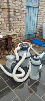 Compleet set intex, zandfilterpomp + elekt. Verwarmer, Ophalen, Zo goed als nieuw, Filter
