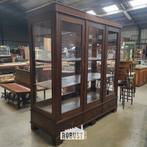 Armoire de musée des années 1900 | Vitrine à 6 tiroirs, Chêne, 200 cm ou plus, Avec tablette(s), Comme neuf