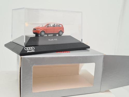 Audi A2 orange - Rietze 1/87, Hobby & Loisirs créatifs, Voitures miniatures | 1:87, Comme neuf, Voiture, Rietze, Enlèvement ou Envoi