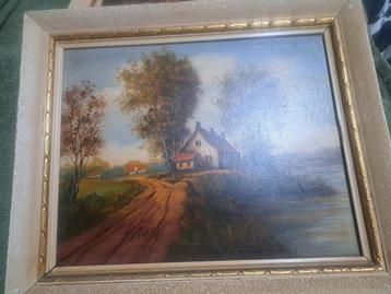 Mooi schilderij van een Poolse schilder "Tilif" beschikbaar voor biedingen