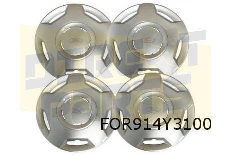 Ford Fiesta VI Wieldoppen set (4x) 14'' (zilver) Origineel!, Auto diversen, Wieldoppen, Nieuw, Verzenden