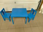 kindertafel en 2 stoeltjes, Kinderen en Baby's, Ophalen, Gebruikt, Tafel(s) en Stoel(en)