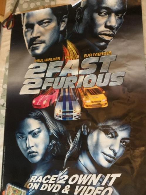 2 fast 2 furious poster Paul Walker Eva Mendes Race.2 own it, Verzamelen, Overige Verzamelen, Ophalen of Verzenden