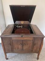 Grammofoon meubel - His Master’s Voice N4, Antiek en Kunst, Antiek | Tv's en Audio, Ophalen