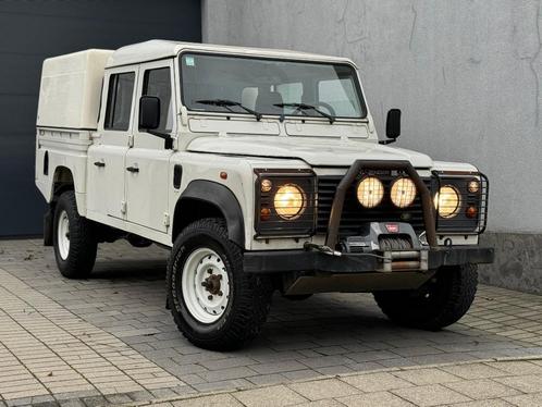 Land Rover Defender 2.5 TD5 130 CREW CAB LV 2005 - 149000km, Auto's, Land Rover, Particulier, 4x4, Radio, Trekhaak, Defender, Diesel